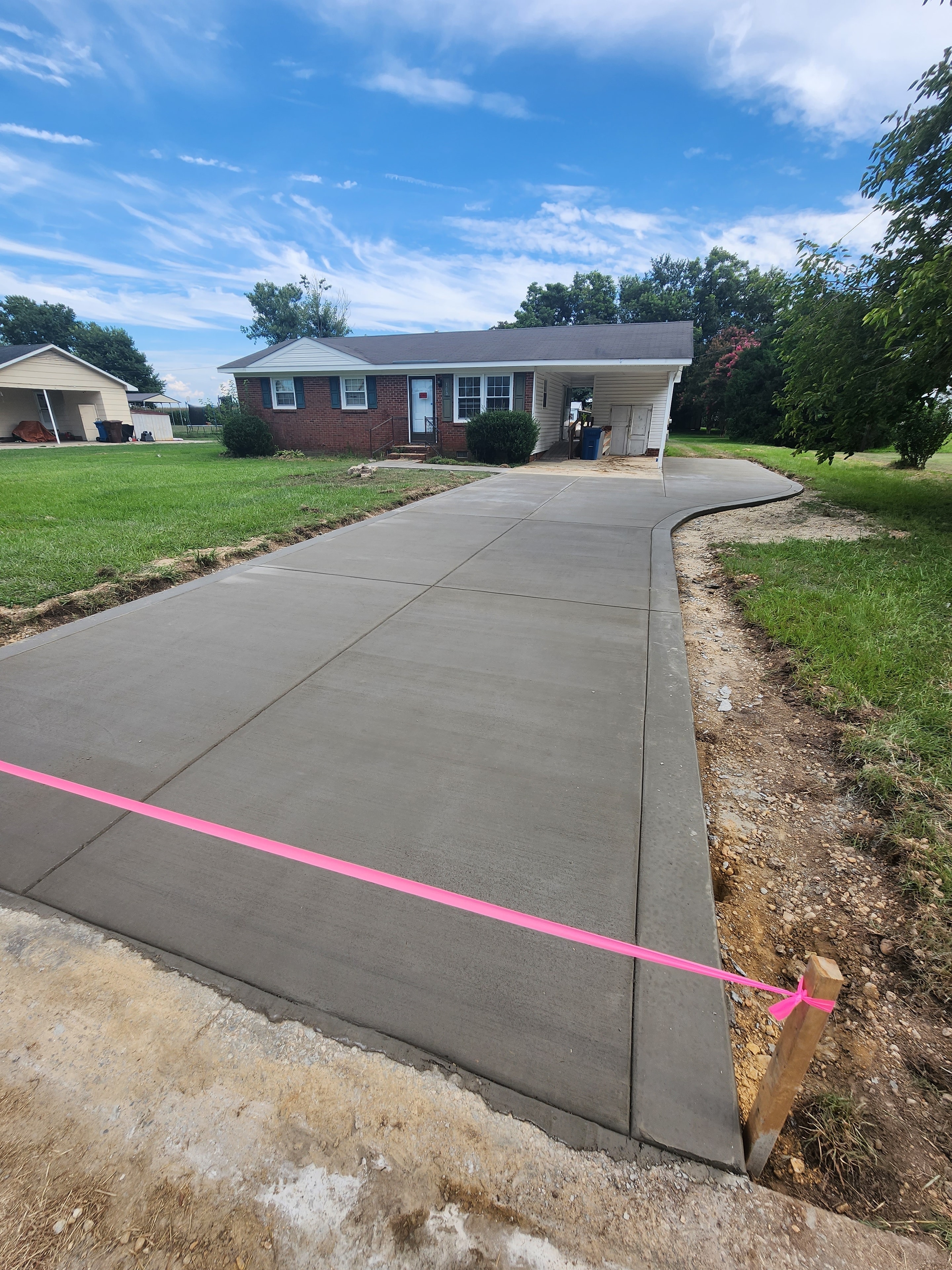 Brick Ranch Driveway